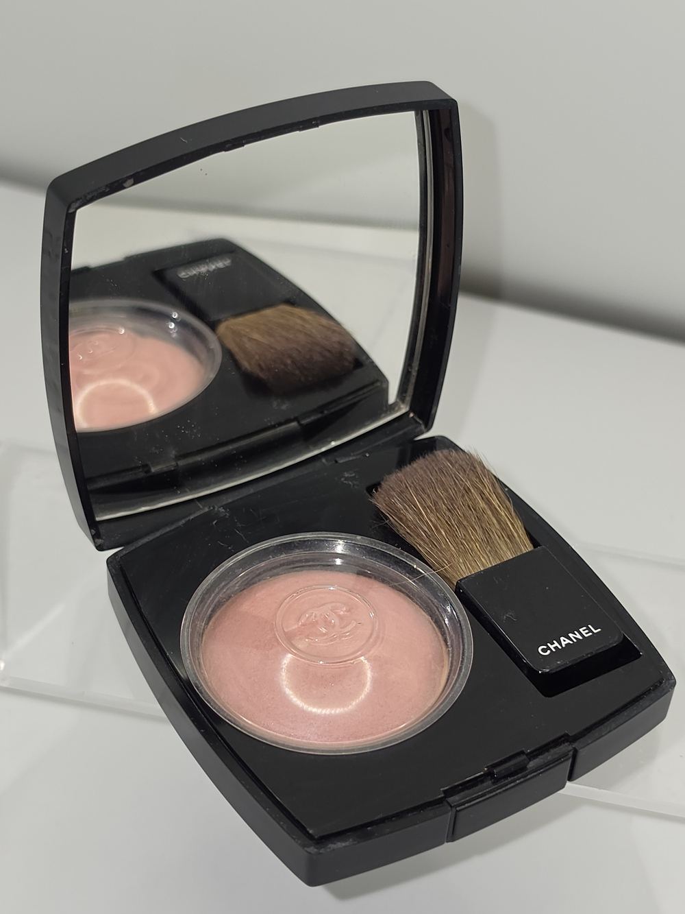 RARE CHANEL JOUES CONTRASTE Powder Blush- 95 - "COMPLIMENT" - Picture 4 of 8